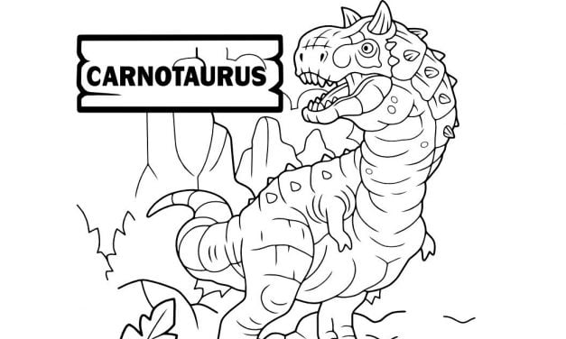 Ausmalbilder: Carnotaurus