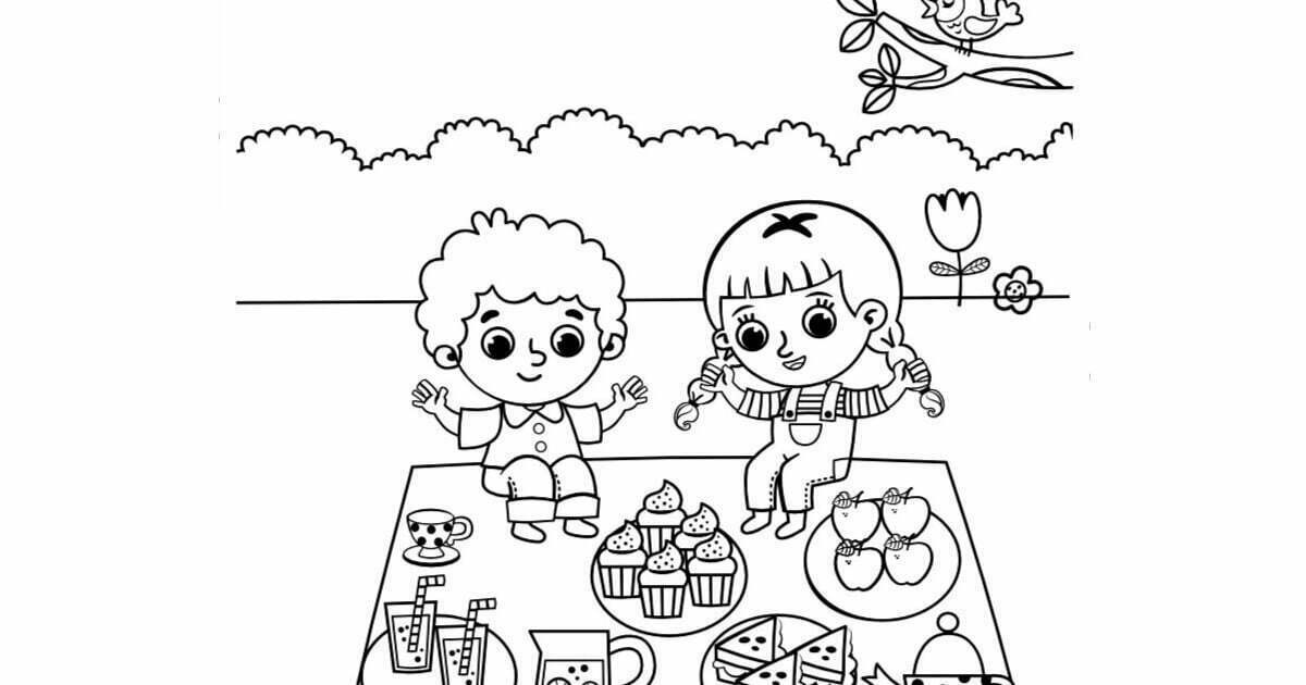 Kostenlose Ausmalbilder: Sommer online und zum ausdrucken für Kinder,