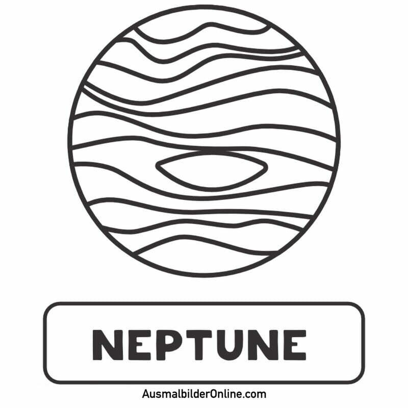 Ausmalbilder: Neptun