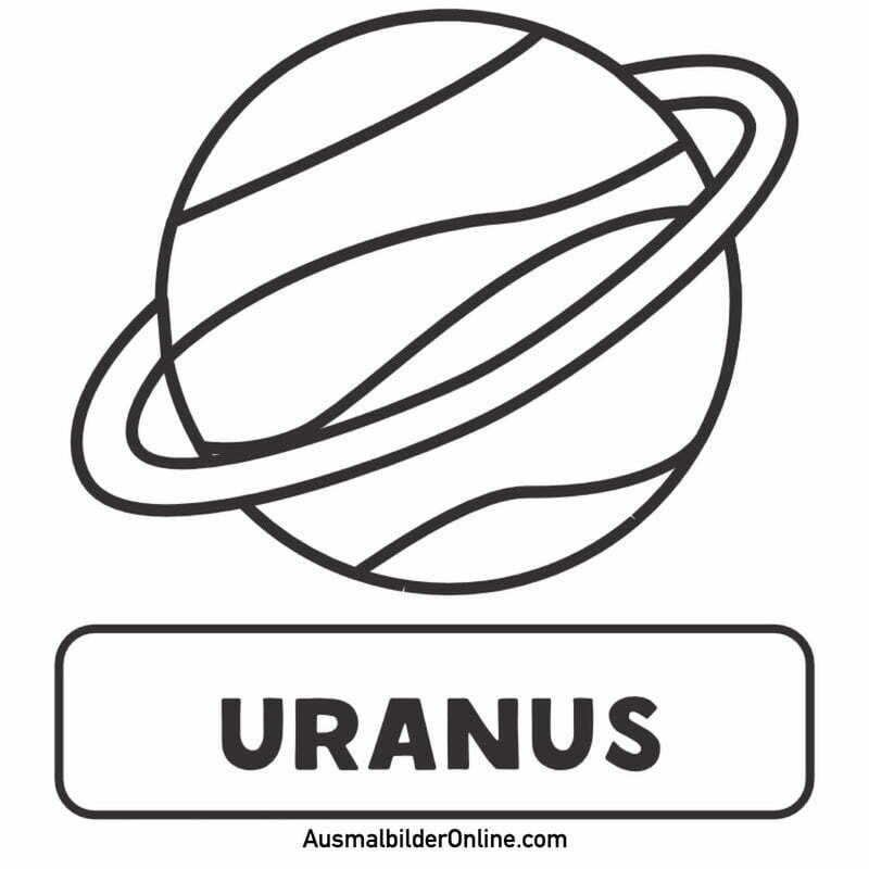 Ausmalbilder: Uranus