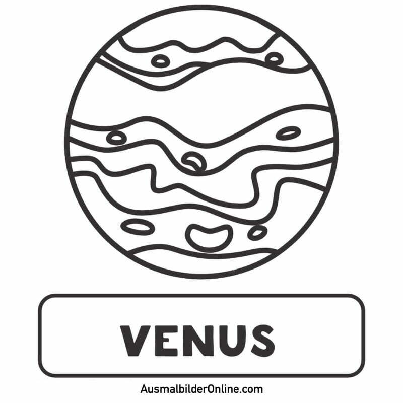 Ausmalbilder: Venus