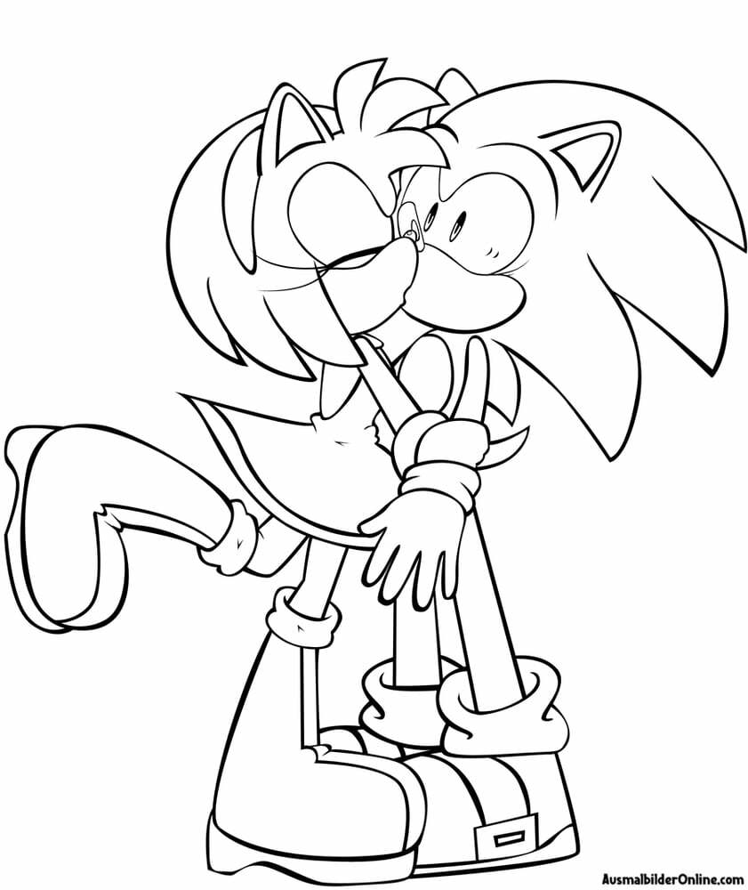 Amy Rose und Schallkuss