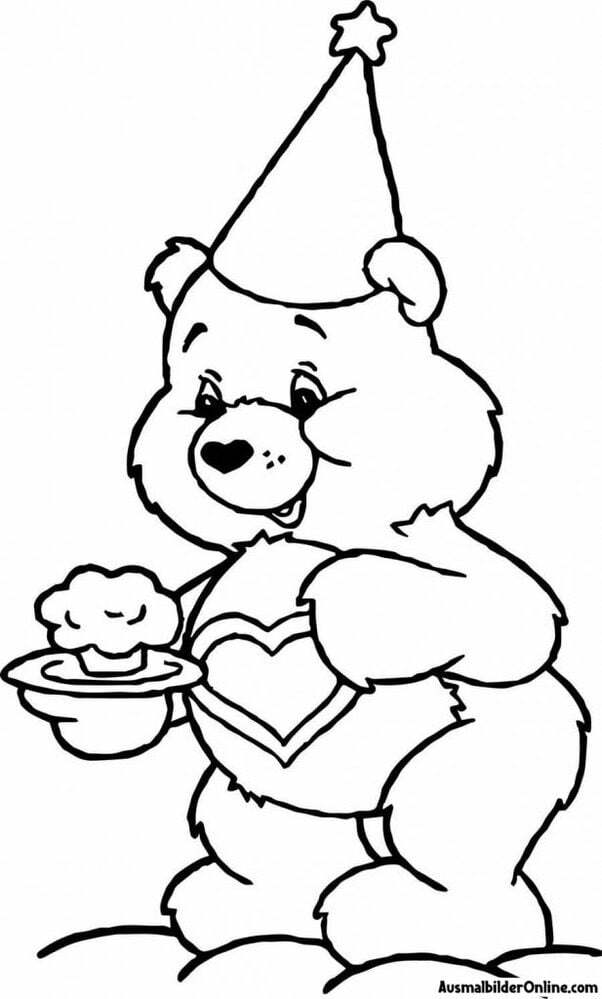 Care Bear Geburtstag Malbuch