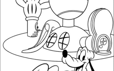 Das Haus von Micky Maus und Pluto