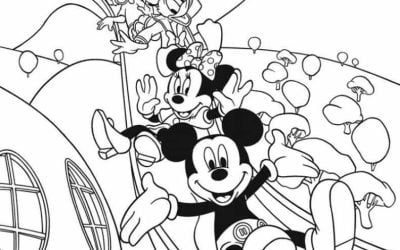Micky Maus und seine Freunde Malvorlagen für Kinder