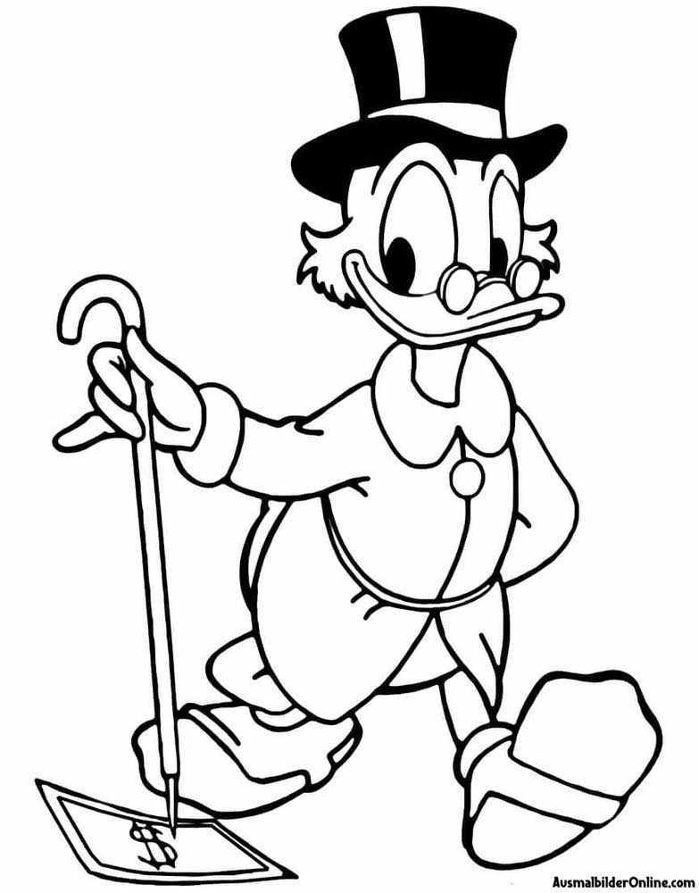 Scrooge McDuck Ausmalbilder pdf