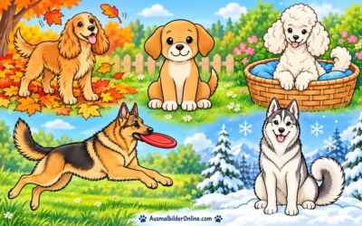 Hunderassen entdecken – Spaniel, Pudel, Schäferhund und Husky