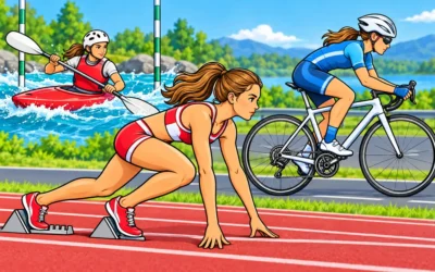 Sportarten ausmalen: Sprint, Radsport und Judo