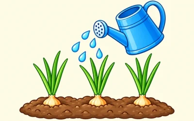 Zwiebeln im Garten ausmalen: Pflanzen, Ernten und Lagern